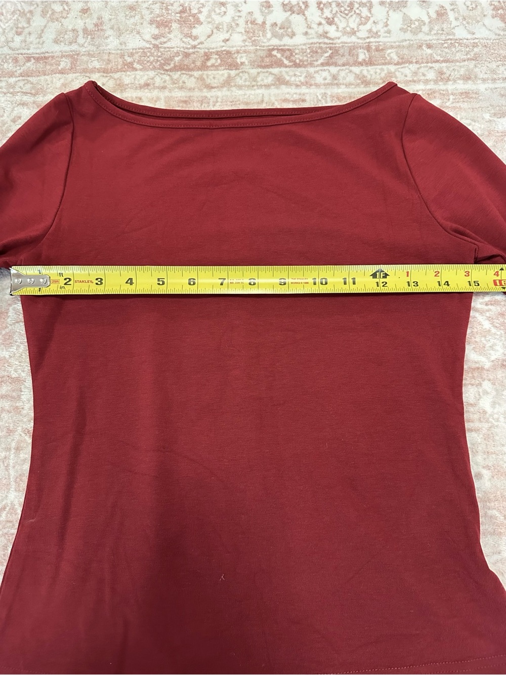 NWT 🥀 Boat Neck Slim Fit Long Sleeve Top - Picture 6 of 8